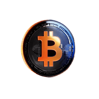 Hovering card with data visualisation for cryptocurrency market analysis